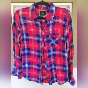 COPY - Rails Red and Blue Plaid Womens Shirt